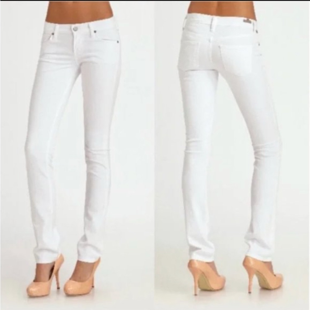 Citizens of Humanity Jeans Women 28 White Straight Low Stretch Ava USA 28x32